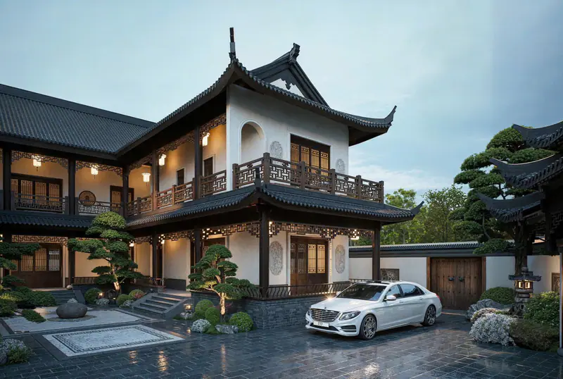 Mặt tiền về đêm