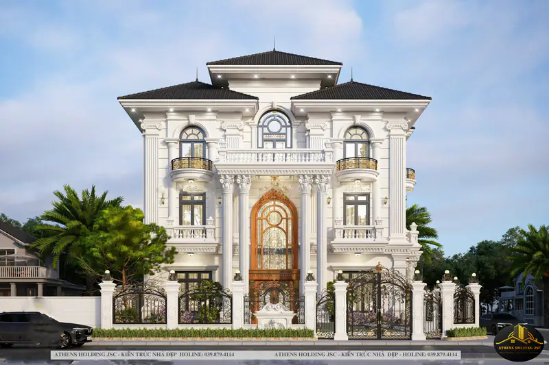 Biệt thự tân cổ điển ba tầng